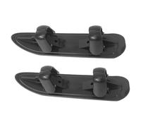 Hbbgdiy Lot de 2 Skis de Poussette Polyvalents avec Fixation pour traîneau à Neige pour Poussette bébé, vélos d'équilibre, poussettes pour Enfants, Planche Ski d'hiver en Plein air, Convient aux r