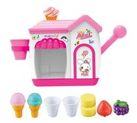 Hbbgdiy Machine à Glace pour Le Bain, Jouet de Bain moussant, sûr et Amusant, Portable, en Plastique, Jeu de Simulation gâteau, Jouets Baignoire pour Filles et garçons, Cadeau