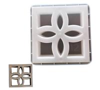 Hbbgdiy Moules en béton 12x12x3 Pouces carrés Moule à fenêtre Creux en Plastique carré pour la Fabrication de pavé de Ciment, décoration Mur terrasse du Jardin, cheminement et tremplins