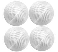Hbbgdiy Nettoyant pour Bain de Glace 4 pièces absorbeur d'écume de Bain à remous 3 Pouces Rond Lavable réutilisable Filtre Plongeant à Froid pour Spa Piscine Accessoires remous pour Adultes ne