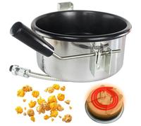 Hbbgdiy Nostalgia 8oz Machine de Fabricant de Pop-Corn électrique Anti-scorche avec contrôle la température sécuritaire, Conception l'utilisateur, Bol Amovible Facile pour Les soirées cinéma et fê
