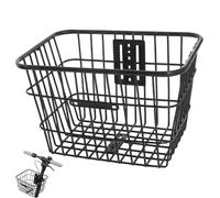 Hbbgdiy Panier de vélo Avant/arrière en Fil métallique Robuste, capacité, Amovible, pour Transporter Chiens, Animaux de Compagnie et Courses, 30, 5 x 23, 8 x 25, 4 cm