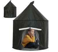 Hbbgdiy Tente sensorielle pour Enfants 39x39 Pouces Tente de Jeu occultante avec Coussin épais et Porte roulante de Jeu escamotable Lavable pour Enfants en intérieur Jouer Dormir Lire.