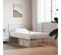 HBBMGYD Matelas Mousse Blanc 80x210 cm, H2 H3 Réversible | Housse tricotée amovible, mousse PU 22D, lavable 40°C, fermeture éclair, 3 couches