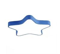 HBBursts Plafonnier LED, Lampe D'ambiance 55 Cm 45 W, 3 Couleurs, Gradation De La Température, Éléments Étoiles Naturels For Enfants, Luminaires For Chambre D'enfant(Blue,17.8in/45cm)