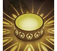 HBBursts Plafonnier LED RGB, Spot Ajouré 3W Rouge/bleu/vert/blanc Chaud, Installation Facile, Trou Encastré 5-9cm For Placard D'entrée(11W warm light,Standard)