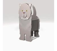 HBBursts Pot Plante Chat, Jardinière Fleurs D'animaux Drôles Avec Drainage For La Décoration Jardin, Cadeau Vacances For Les Amoureux Des Animaux Compagnie, Intérieur Extérieur(Exotic Shorthair,L)