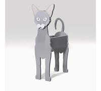 HBBursts Pot Plante Chat, Jardinière Fleurs D'animaux Drôles Avec Drainage For La Décoration Jardin, Cadeau Vacances For Les Amoureux Des Animaux Compagnie, Intérieur Extérieur(Oriental Shorthair,M)