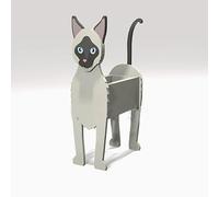 HBBursts Pot Plante Chat, Jardinière Fleurs D'animaux Drôles Avec Drainage For La Décoration Jardin, Cadeau Vacances For Les Amoureux Des Animaux Compagnie, Intérieur Extérieur(Siamese B,M)