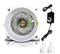 HBBursts Ventilateur De Conduit 2 Pouces, Ventilateur De Tuyau À Flux Mixte avec Variateur De Vitesse 12 V 6 W, Ventilateur Diffuseur D'extraction for Salle De Bain(Speed Governor,50 mm to 32 mm)