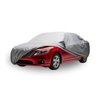HBCOLLECTION bâche Voiture extérieur Respirante et imperméable Housse de Protection Anti UV, Anti Rayure, Contre la Pluie, Le Soleil, la poussière avec Zip