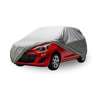 HBCOLLECTION bâche Voiture extérieur Respirante et imperméable Housse de Protection Anti UV, Anti Rayure, Contre la Pluie, Le Soleil, la poussière avec Zip