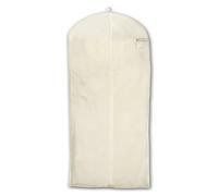 HBCOLLECTION Housse de protection pour vêtements format long (robe,manteaux...) coton naturel