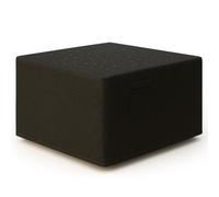 HBCOLLECTION® Housse respirante pour table salon de jardin carré 115x115cm H72cm noir