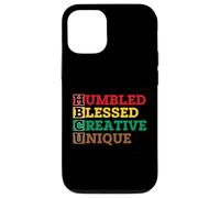 HBCU Humbled Blessed Creative Unique - African Pride Coque pour iPhone 12/12 Pro
