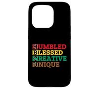 HBCU Humbled Blessed Creative Unique - African Pride Coque pour iPhone 15 Pro