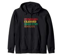 HBCU Humbled Blessed Creative Unique - African Pride Sweat à Capuche
