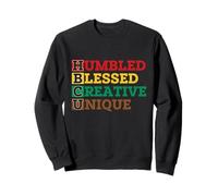 HBCU Humbled Blessed Creative Unique - African Pride Sweatshirt