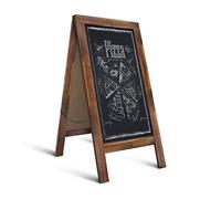 HBCY Creations Rustique magnétique A-Frame Chalkboard Signe/Extra Large 40" x 20" permanent Chalkboard gratuit Chevalet/robuste Sidewalk Sign Sandwich Board Classique