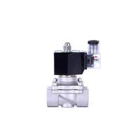 HBDCRJGE Électrovanne électrique for Eau et gaz, DN10, 3/8 Pouces, 12v, 110v, 220v, 24v, en Acier Inoxydable(NPT,120VAC-EPDM-SEAL)