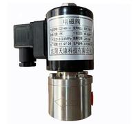 HBDCRJGE Électrovanne for Eau à 2 Voies, 16 Bars, 1,6 mpa, 1/4, 3/8, 220V, 24V, Orifice 6mm, SS304, Grand débit(45299,NPT-24V)