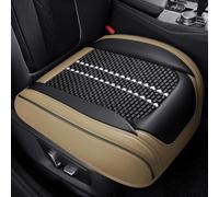 HBDTNTKF Coussins SièGes Auto pour Ford Puma 2019+, Chaises Coussin Imperméable Antidérapant Housses De siège Avant Voiture Interieur Accessoires,Beige-Black
