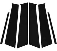 HBDTNTKF Garnitures De Pilier Fenêtre Voiture pour Peugeot 308 I (T7) 2008-2013, Côté Porte FenêTre Autocollant Montant Central Garniture Couverture Autocollants,A