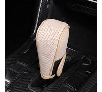 HBDTNTKF Pommeau De Levier Vitesse Voiture pour Volvo V40 2013, Cuir Couverture Housse Levier Vitesse Confort Durable Décoration Accessoires,E