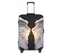 HBDVHZ Housse de bagage à motif ailes d'ange - Accessoire de voyage léger et tendance, Noir , M