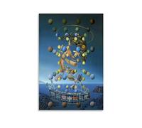 HBEOOP Affiche imprimée de peinture célèbre de Salvador Dali (la vitesse maximale de la Madone de Raphaël) Décoration d'intérieur Décoration murale à suspendre pour chambre à coucher