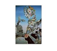HBEOOP Affiche imprimée de peinture célèbre de Salvador Dali (The Lugubrious Game) - Décoration d'intérieur - Décoration murale à suspendre - Pour chambre à coucher - Esthétique - 20,3 x 30,5 cm