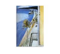 HBEOOP Henri Matisse Peinture célèbre (La baie de Nice) Poster Impression sur toile Œuvres d'art Idée cadeau esthétique 60 x 90 cm