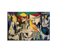 HBEOOP Impression d'art sur toile de Pablo Picasso (célèbre Guernica), impression murale sur toile, décoration moderne pour la maison, 20 x 30 cm