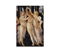 HBEOOP Impression sur toile Sandro Botticelli (Les trois grâces de Primavera) - Décoration murale moderne pour chambre à coucher - 20 x 30 cm