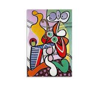 HBEOOP Pablo Picasso Peinture célèbre (Grande nature morte sur piédestal) Impression d'art murale Peinture murale Photo Peinture à suspendre Décoration de chambre à coucher Cadeau 30 x 45 cm