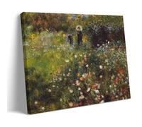 HBEOOP Pierre Auguste Renoir Peinture célèbre (Paysage d'été) Impression sur toile Décoration murale Photo Décoration d'intérieur moderne 60 x 90 cm