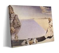 HBEOOP Salvador Dali Peinture célèbre (chien endormi à l'ombre de la mer) Impression sur toile Décoration d'intérieur Chambre à coucher Décoration moderne 30 x 45 cm