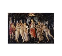 HBEOOP Sandro Botticelli Affiche imprimée de peinture célèbre (le printemps) Décoration murale à suspendre pour chambre à coucher 30 x 45 cm