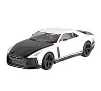 HBEUBUOEB Modèles Préfabriqués Échelle Véhicules Modèle Réduit Voiture Sport en Alliage 1:18 pour Niaasn GT-R/GTR50 Métal Moulé sous Pression avec Effets Sonores Lumineux Peinture Décorative(White)