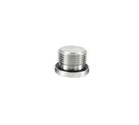 HBGNZU 1pc UNF SAE Filetage mâle tête Creuse hexagonale Ed Embout Bague d'étanchéité Bride Bouchon raccord de Tuyau Adaptateur connecteur(UNF9l16-18(14.29mm))