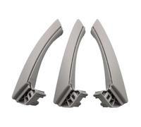 HBGURM Ensemble de poignées de porte intérieures beiges, noires et grises de rechange pour Série 3 E90 E91 E92 316 318 320 325 328i 2004-2012 LHD RHD (LHD SET Gray)