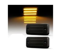 HBGURM Feux Latéraux Dynamiques Pour Volvo FE FL MK2 2006 - 2021 2 Pièces Clignotants De Voiture Feu Clignotant Latéral(2 PCS Noir)