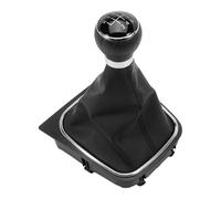 HBGURM Pommeau De Vitesse Pommeau De Levier Vitesses Noir 5 Ou 6 Pour VW Pour Golf V VI Ensemble Complet Pièce Rechange 1K0711113(6 Speed)