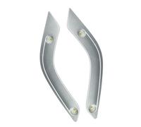 HBGURM Pour Jeep Pour Wrangler Pour JK 2011-2017 1 Paire De Couvercles De Poignée De Porte Intérieure Pour Porte Intérieure De Voiture (Argent)