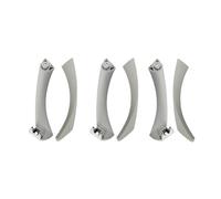 HBGURM Pour Série 3 E90 E91 E92 316 318 320 325 328i 2004-2012 LHD RHD Beige Noir Gris Ensemble De Poignées De Porte Intérieures De Rechange (RHD Gray)
