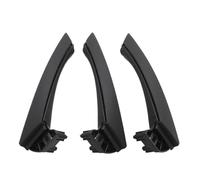 HBGURM Pour Série 3 E90 E91 E92 316 318 320 325 328i 2004-2012 LHD RHD Beige Noir Gris Ensemble De Poignées De Porte Intérieures (LHD SET Black)