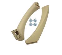 HBGURM Pour Série 3 E90 E91 E92 316 318 320 325 328i LHD RHD Kit de poignée de porte avec garniture de couvercle Assemblage intérieur (Beige Left)