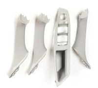 HBGURM Pour Série 5 F10 F11 F18 520i 523i 525i 528i 535i LHD Garniture Panneau D'accoudoir Porte Avant Intérieure Ensemble De Poignées De Traction (Gray 4Pcs)