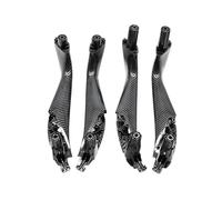 HBGURM Pour Série 5 G30 G31 G38 F90 2017-2021 Poignée De Porte Intérieure De Voiture, Interrupteur De Fenêtre, Garniture En Fibre De Carbone (4pcs Set)