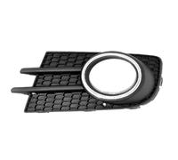 HBGURM Pour VW Pour Tiguan 2012-2018 Support De Cadre De Feu Antibrouillard Avec Anneau Chromé Couvercle De Grille De Feu Antibrouillard Avant (Chrome Ring Left)